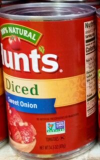 Hunts Diced Sweet Onion 14.5 oz